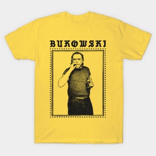 Charles Bukowski / Original Punkstyle Design T-Shirt